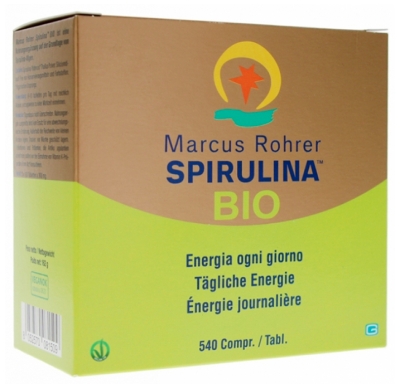 Marcus Rohrer Spirulina Bio 540 Unités
