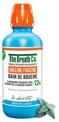 The Breath Co Bain de Bouche Haleine Fraîche Menthe Givrée 500 ml