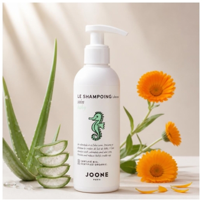 Joone Baby Shampoing Cheveux Croute de Lait Bio 200 ml