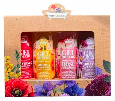 Les Petits Bains de Provence Coffret Gels Douche 4 Produits