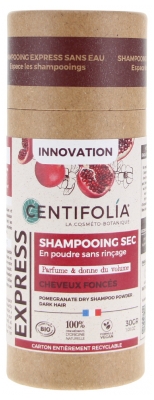 Centifolia Shampoing Sec en Poudre Cheveux Foncés Bio 30 Grammes