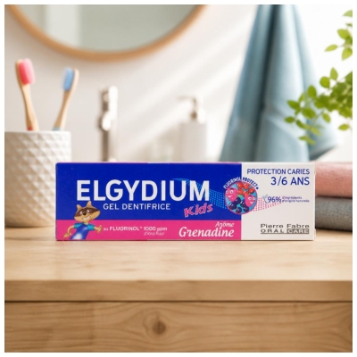 Elgydium Kids Gel Dentifrice Protection de Caries 3-6 Ans 50 ML