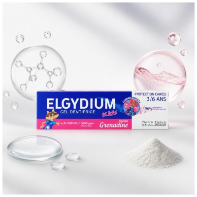 Elgydium Kids Gel Dentifrice Protection de Caries 3-6 Ans 50 ML