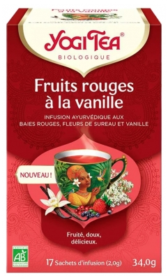 Yogi Tea Fruits Rouges à la Vanille Bio 17 Unités