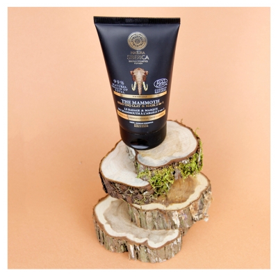 Natura Siberica Homme Rasage et Masque 2 en 1 le Rasage Parfait du Mammouth 150 ml