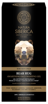 Natura Siberica Homme Gel Nettoyant Visage l'Accolade de l'Ours 150 ml