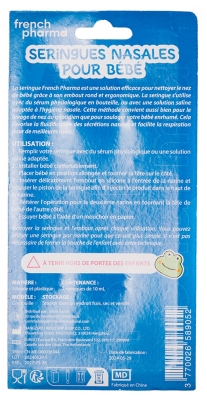 French Pharma Seringues Nasales pour Bébé 2 x 10 ml