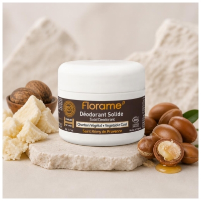 Florame Déodorant Solide 24H Bio 50 Grammes