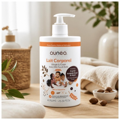 Aunéa Cosmétique Aunéa Lait Corporel Visage et Corps 750 ml