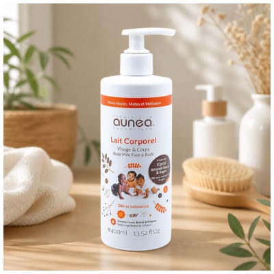 Aunéa Cosmétique Aunéa Lait Corporel Visage et Corps 400 ml