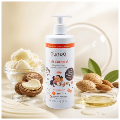 Aunéa Cosmétique Aunéa Lait Corporel Visage et Corps 400 ml