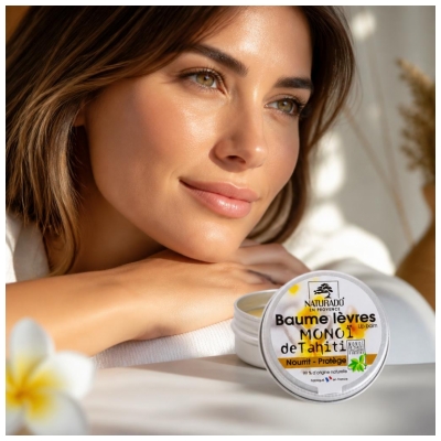 Naturado en Provence Monoï de Tahiti Baume Lèvres 15 ml
