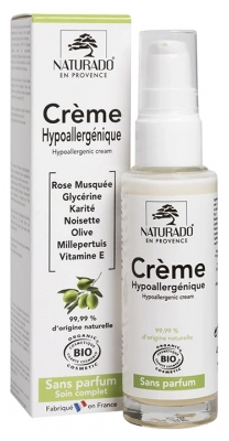 Naturado en Provence Crème Hypoallergénique Sans Parfum Bio 40 ml
