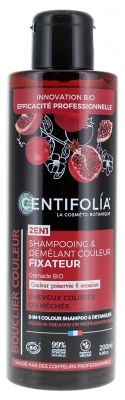 Centifolia Shampoing et Démêlant Couleur Fixateur 2en1 Biologique 200 ML