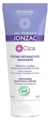 Eau Thermale Jonzac +Cica Crème Réparatrice Apaisante Biologique 100 ML