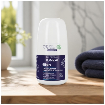 Eau Thermale Jonzac Men Déodorant Fraîcheur Intense 24H Biologique 50 ML