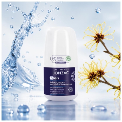 Eau Thermale Jonzac Men Déodorant Fraîcheur Intense 24H Biologique 50 ML