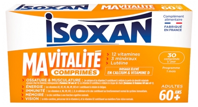 Isoxan Ma Vitalité Adulte 60+ 30 Unités