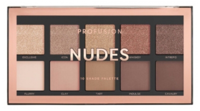 Profusion Cosmetics Nudes Palette Yeux 10 Teintes 