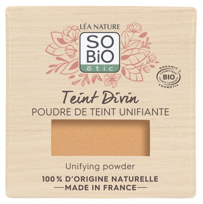 Léa Nature SO BIO étic Teint Divin Poudre de Teint Unifiante Bio 8 GRAMMES - Teinte : Beige doré