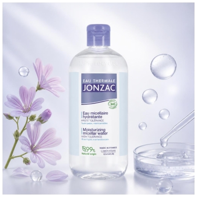 Eau Thermale Jonzac Eau Micellaire Hydratante Haute Tolérance Bio 500 ml
