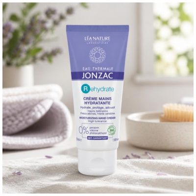 Eau Thermale Jonzac REhydrate Crème Mains Hydratante Biologique 50 ML