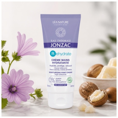 Eau Thermale Jonzac REhydrate Crème Mains Hydratante Biologique 50 ML