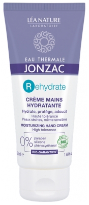 Eau Thermale Jonzac REhydrate Crème Mains Hydratante Biologique 50 ML