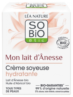 Léa Nature SO BIO étic Mon Lait d'Ânesse Crème Soyeuse Hydratante Biologique 50 ML