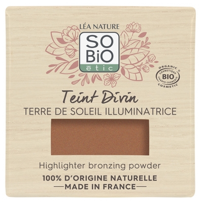 Léa Nature SO BIO étic Teint Divin Terre de Soleil Illuminatrice Bio 8 Grammes - Teinte : 15 Doré Médium