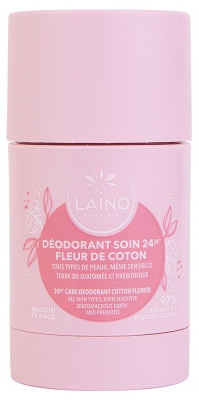 Laino Déodorant Soin 24H Fleur de Coton 60 Grammes