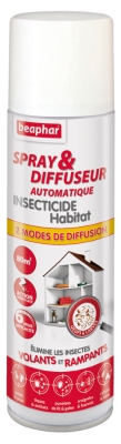 Beaphar Spray & Diffuseur Automatique Insecticide pour Habitat 250 ML