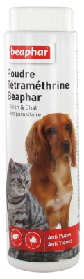 Beaphar Poudre Tétraméthrine Chien et Chat 150 Grammes