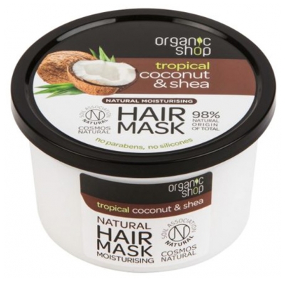 Organic Shop Hair Mask Naturel Hydratant Coco et Karité 250 ML