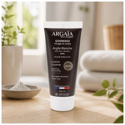 Laboratoire du Haut-Ségala Gommage Visage et Corps à l'Argile Blanche 100 ML