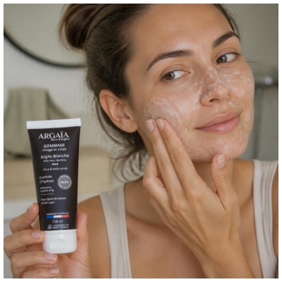 Laboratoire du Haut-Ségala Gommage Visage et Corps à l'Argile Blanche 100 ML