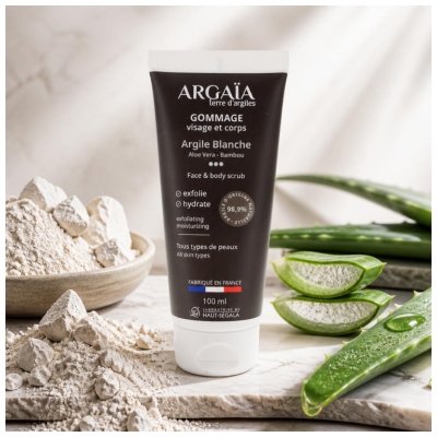 Laboratoire du Haut-Ségala Gommage Visage et Corps à l'Argile Blanche 100 ML