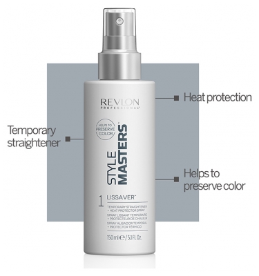 Revlon Professional Style Masters 1 Lissaver Spray Protecteur de Chaleur + Lissant Temporaire 150 ml