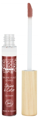 Léa Nature SO BIO étic Shine & Color Baume Huile Lèvres Biologique 5 ML - Couleur : 41 : Rose Précieux