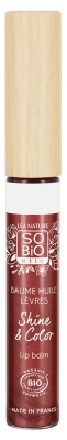 Léa Nature SO BIO étic Shine & Color Baume Huile Lèvres Biologique 5 ML - Couleur : 41 : Rose Précieux