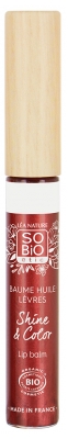 Léa Nature SO BIO étic Shine & Color Baume Huile Lèvres Biologique 5 ML - Couleur : 43 : Rouge Corail