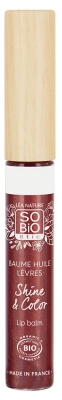Léa Nature SO BIO étic Shine & Color Baume Huile Lèvres Biologique 5 ML - Couleur : 42 : Diamant Rosé