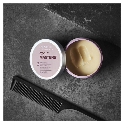 Revlon Professional Style Masters 3 Matt Clay Pâte Forte Cire au Fini Mat 85 g