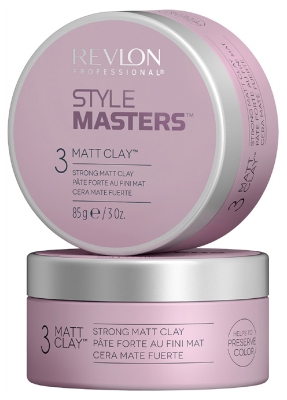 Revlon Professional Style Masters 3 Matt Clay Pâte Forte Cire au Fini Mat 85 g