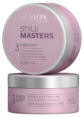 Revlon Professional Style Masters 3 Fiber Wax Cire Pâte Sculptante Forte 85 g