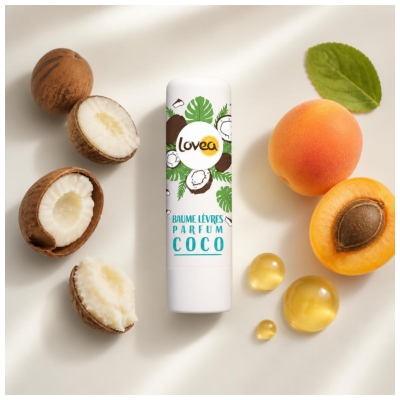 Lovea Baume Lèvres Hydratant Parfum Coco 4 g