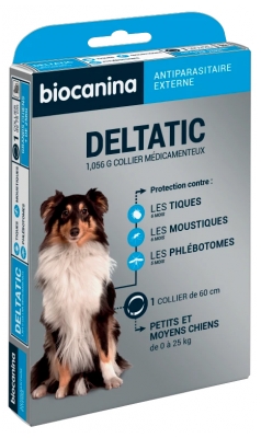 Biocanina Deltatic 1,056 g Collier Petits et Moyens Chiens 1 Unité