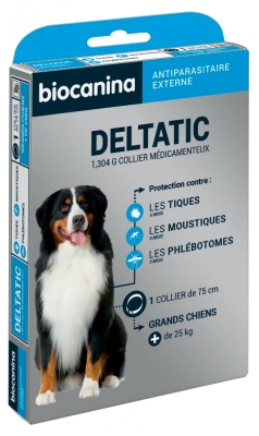 Biocanina Deltatic 1,304 g Collier Grands Chiens 1 Unité