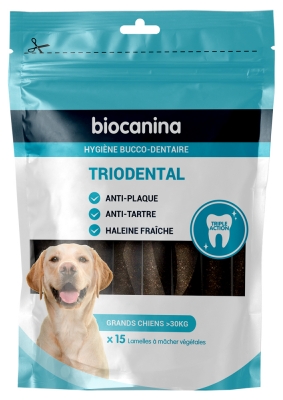 Biocanina Triodental Grands Chiens 15 Unités Végétales