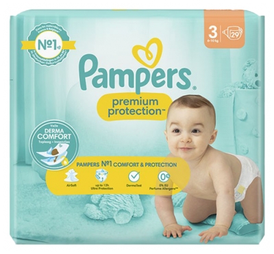 Pampers Premium Protection T3 29 Couches (6-10 kg)